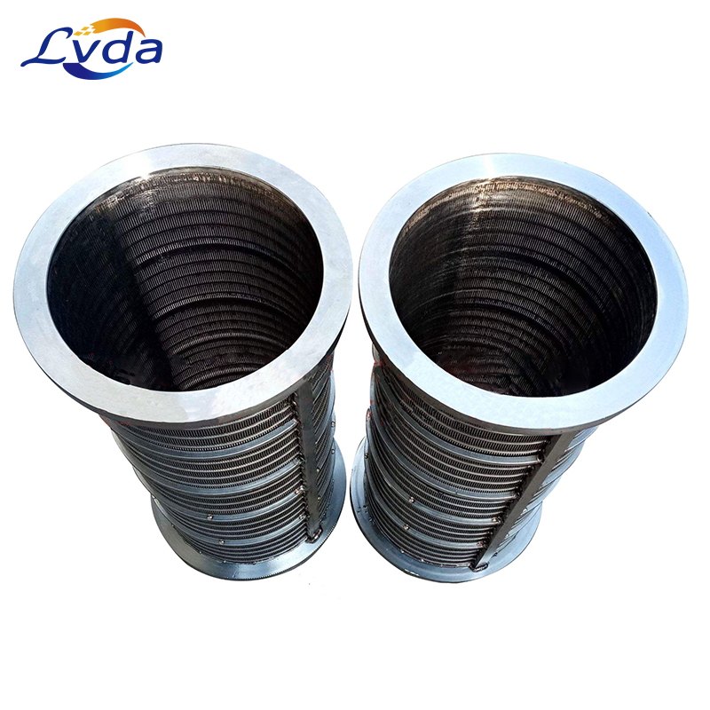 Wedge wire filter element for high-performance filtration