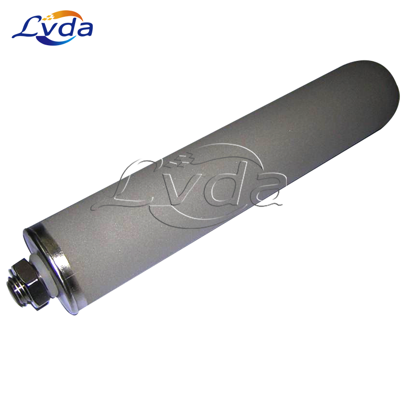 Metal titanium rod filter element