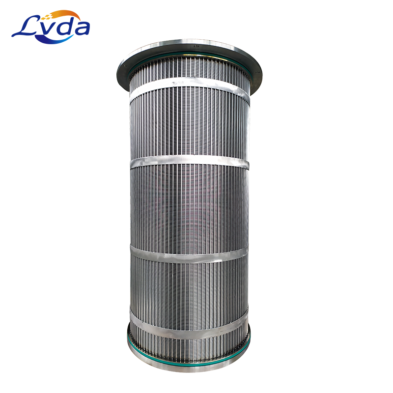 Wedge wire filter element for high-performance filtration