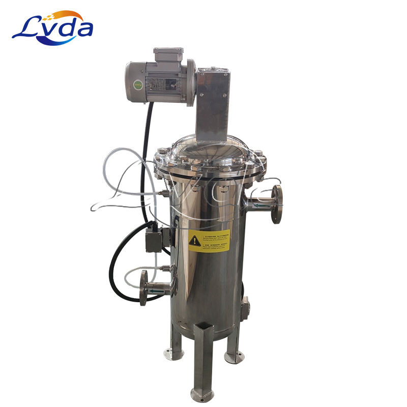 Electric internal scraper self-cleaning filter