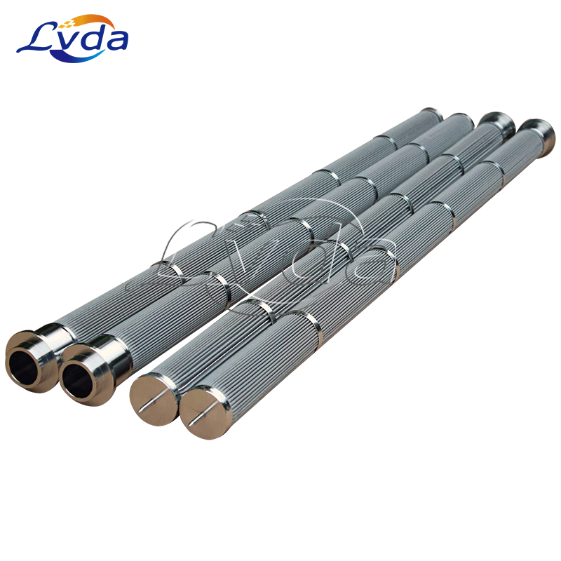 Stainless steel sintered felt filter element