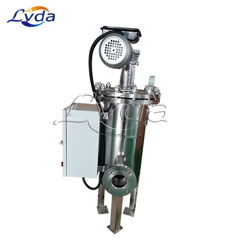 Electric internal scraper self-cleaning filter
