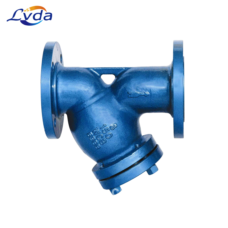 Y-shaped pipeline basket strainer