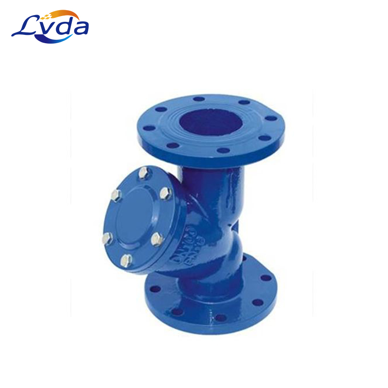 Y-shaped pipeline basket strainer