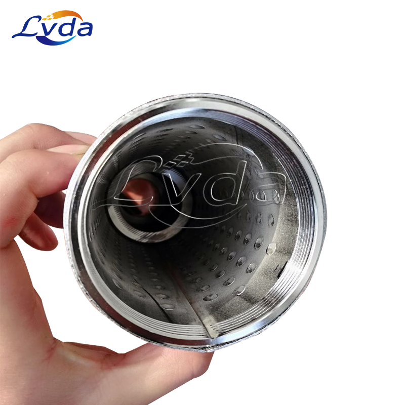 Stainless steel melt filter element