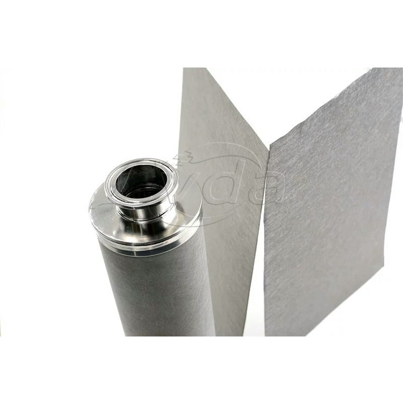Customize 1 2 5 micron stainless steel sintered metal Wire Mesh filter cartridge