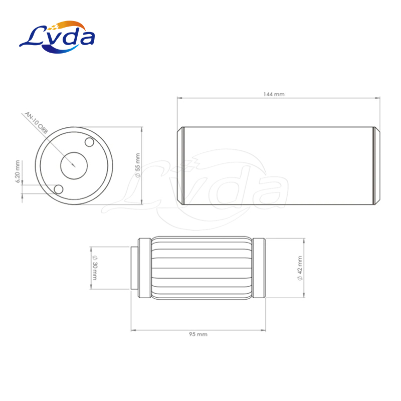 Stainless steel inline filter cartridge