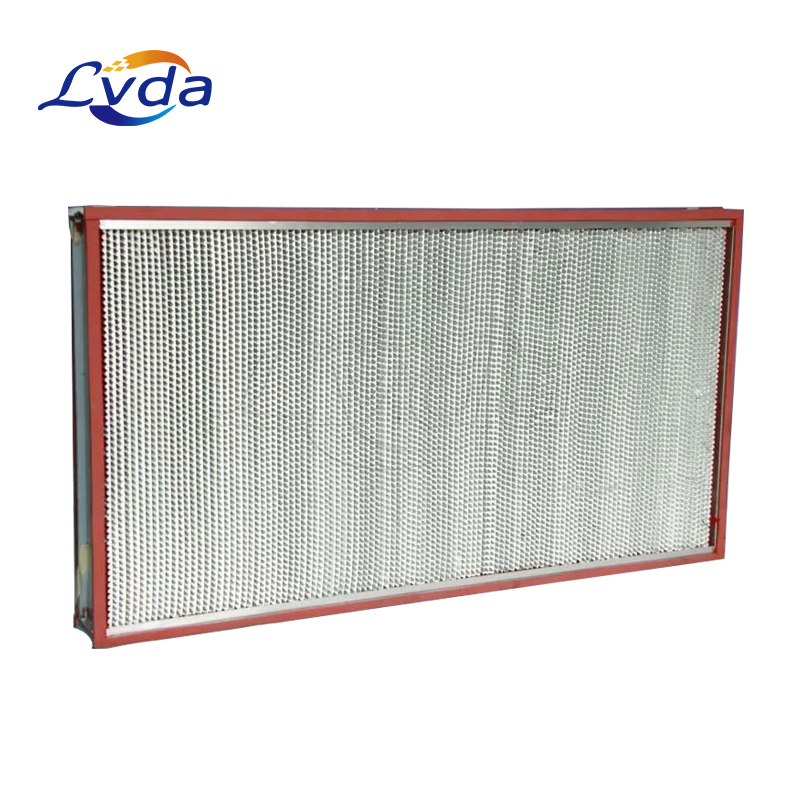 High temperature filter media