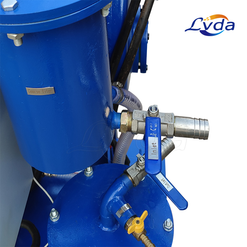 Vacuum oil filter machine