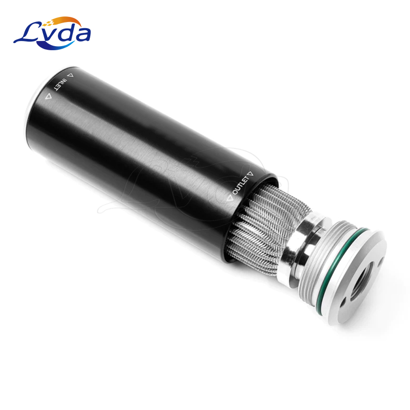 Stainless steel inline filter cartridge