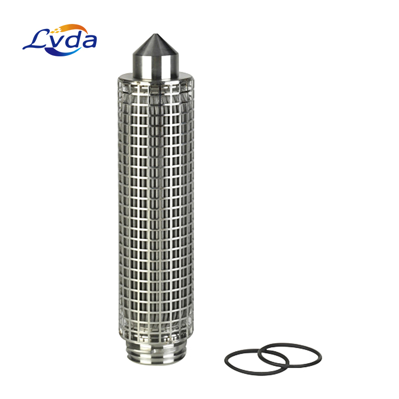 Simple stainless steel water filter cartridge