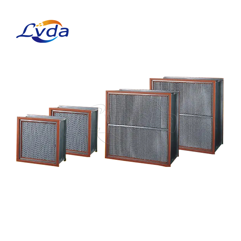 High temperature filter media