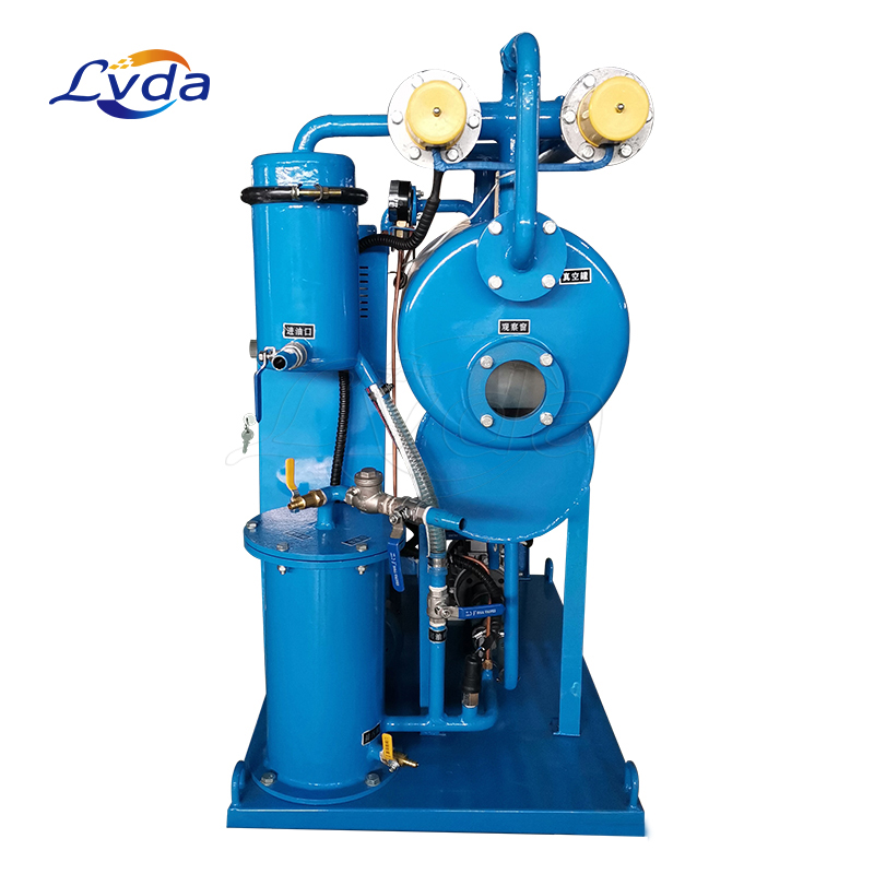 Transformer oil two-stage vacuum oil purification device