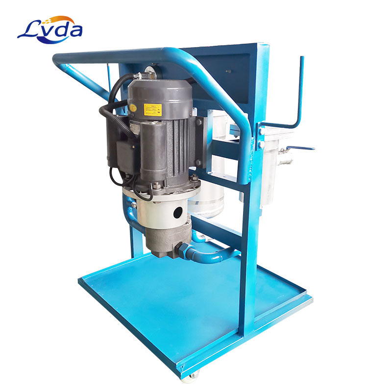 Oil filter trolley