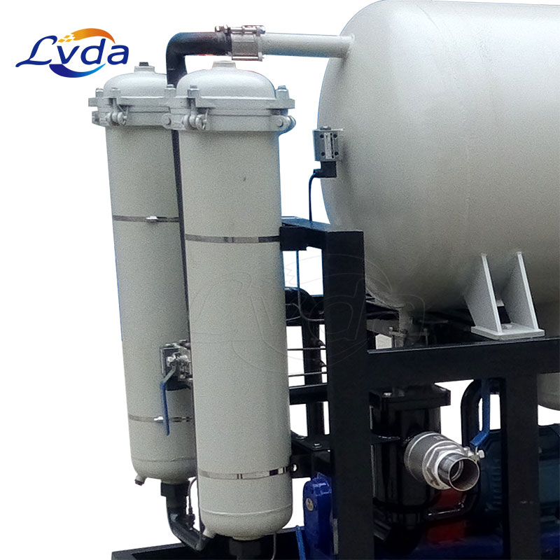 Quick dewatering unit for virgin coconut(vco) oil filtering machine