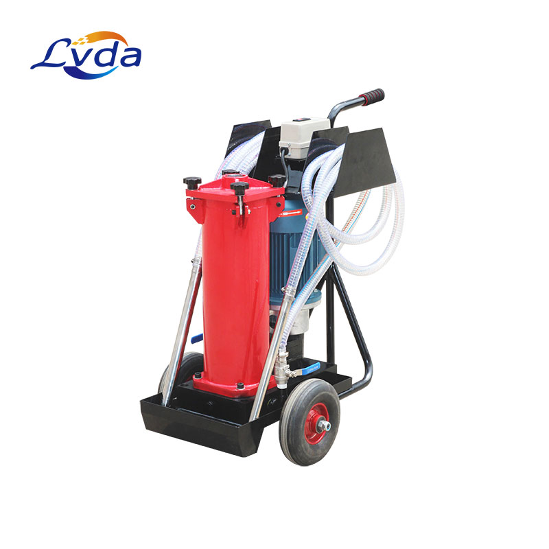 Moveable lube oil purify unit