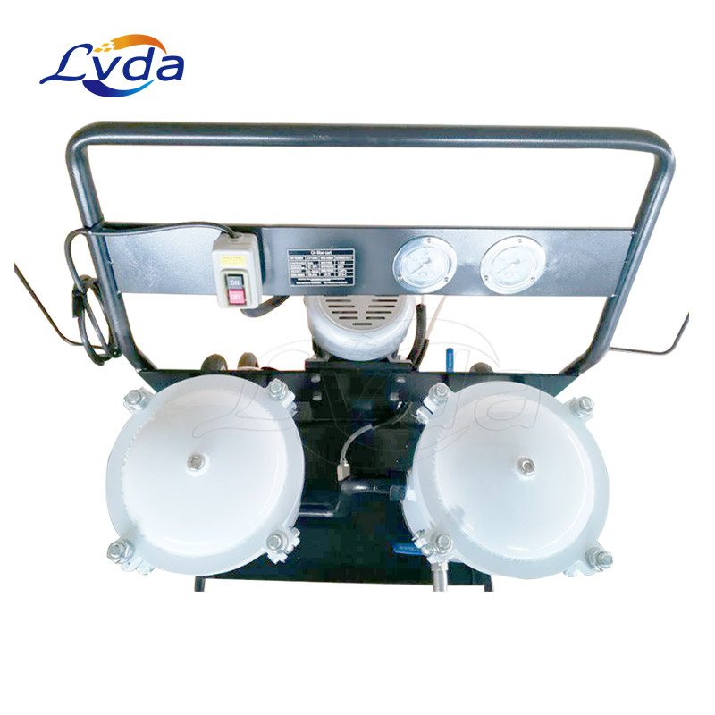 Hydraulic oil mobile filter plant