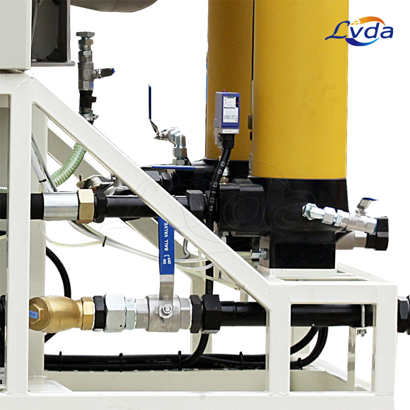Mobile coalescing separation light fuel oil purifier (explosion-proof oil purifier)