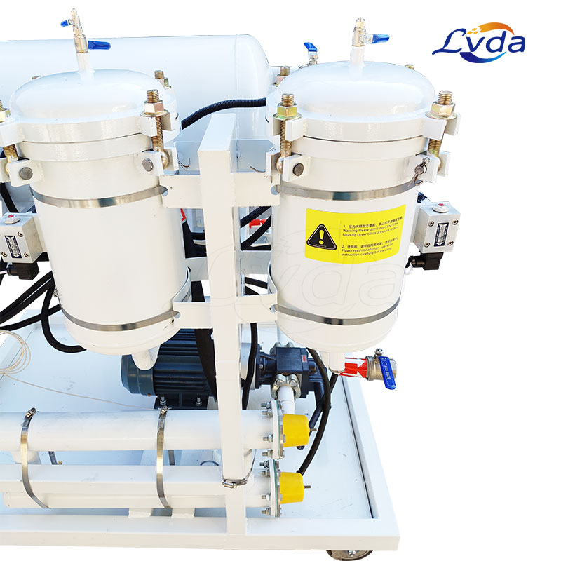 Coalescence&separation oil purifier for light fuel