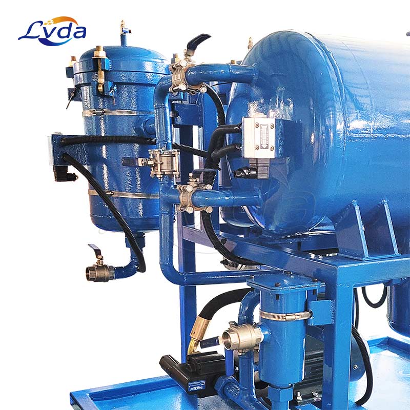 Turbine oil vacuum coalescence separation oil purifier