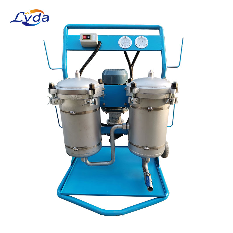 ​Turbine oil filtration purification mobile portable system equipment cart