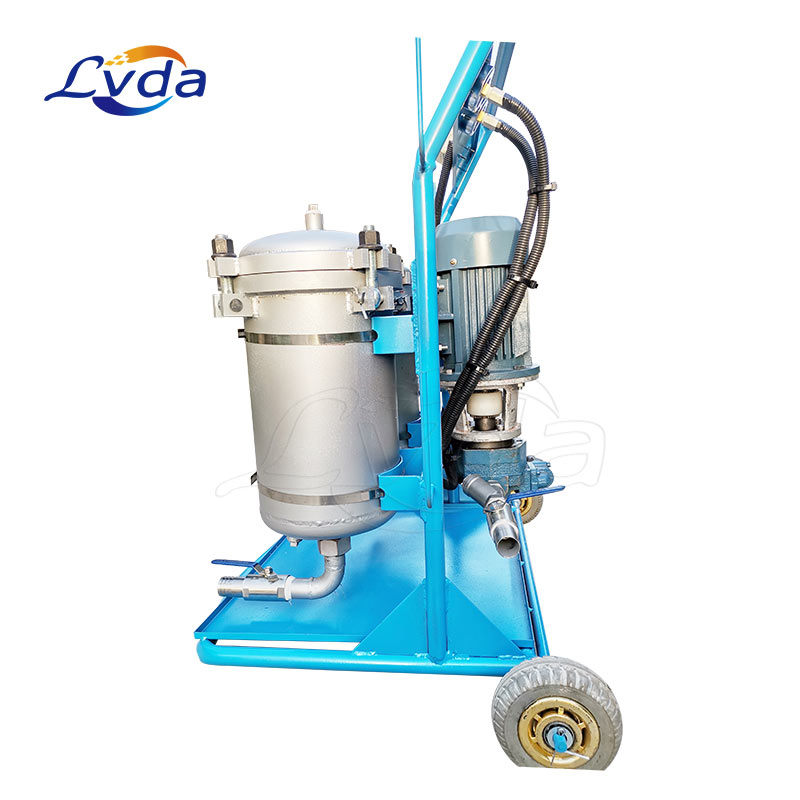 Portable filtration system for oil, grease and automotive fluid handling
