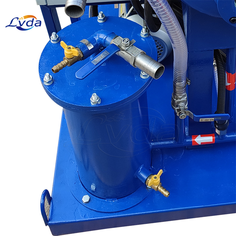 High efficiency vacuum dehydration machine oil purifier remove impurity and water