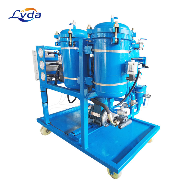 Mineral oil series coalescing and separating purifier