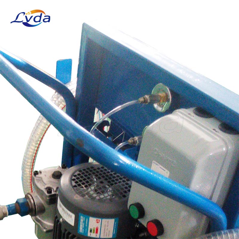Portable hydraulic and lubrication filter cart/trolley