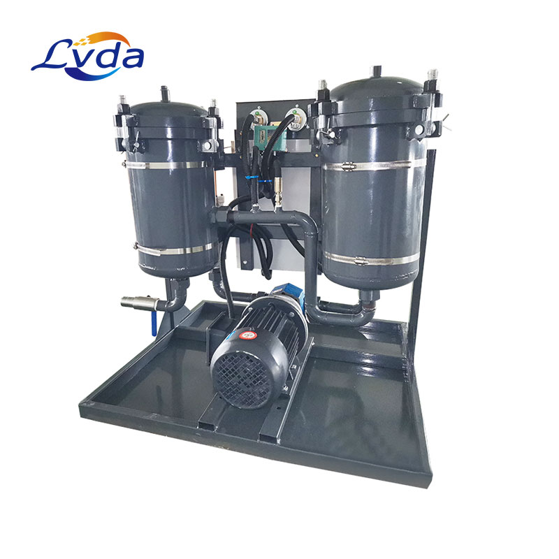 Mobile portable insulating oil filtration system purifier cart