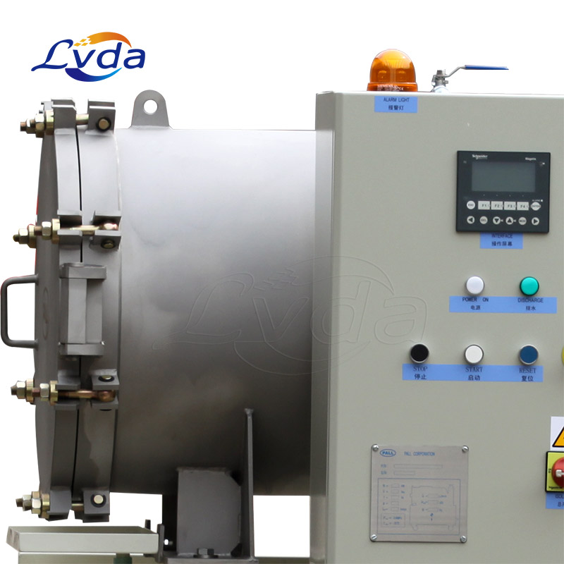 Cooking oil coalescing dewatering purification machine