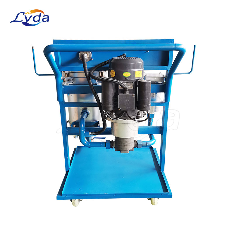 Waste gear oil cleaning / lube oil filtration moveable portable plant