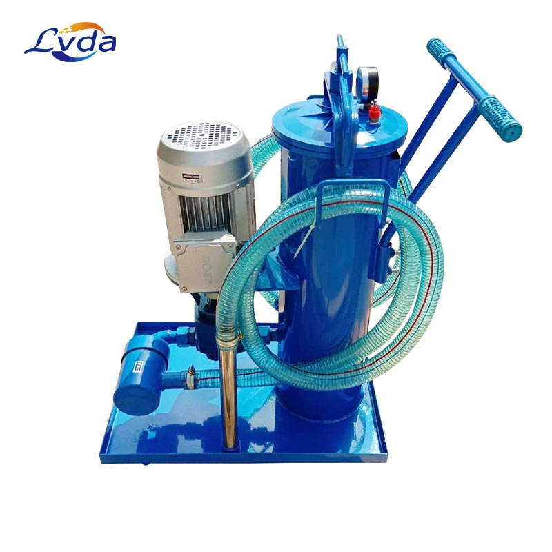 High solid ratio oil filter unit 