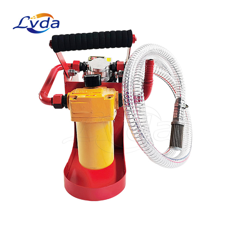 Mini type hand held oil filter machine