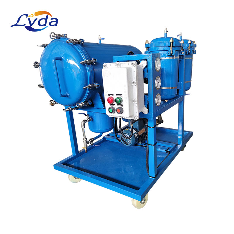 Turbine oil coalescence separation purification filtration unit