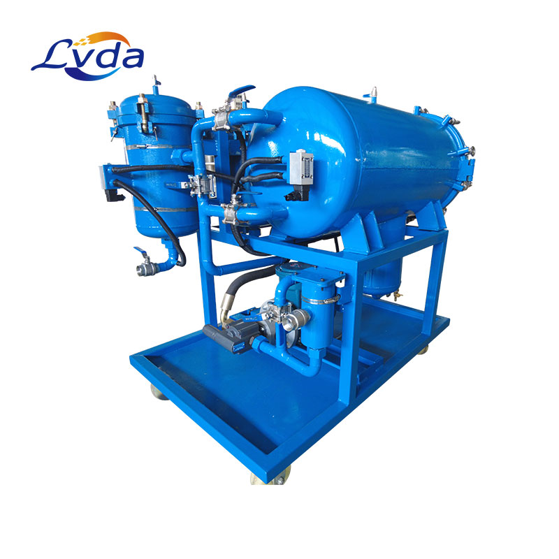 Tramp oil coalescer-separator