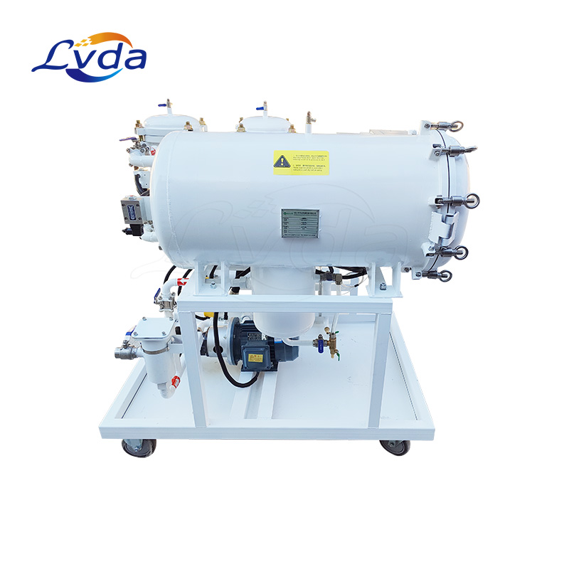 Liquid-liquid coalescing oil skimmer coalescer separator system