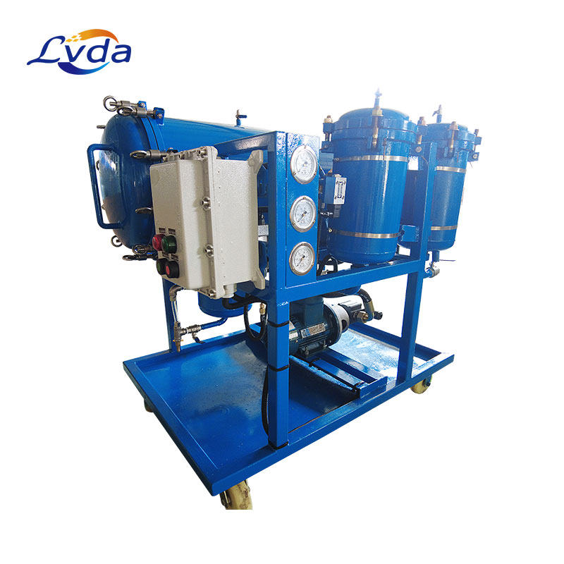 Turbine oil coalescing dehydration purifier