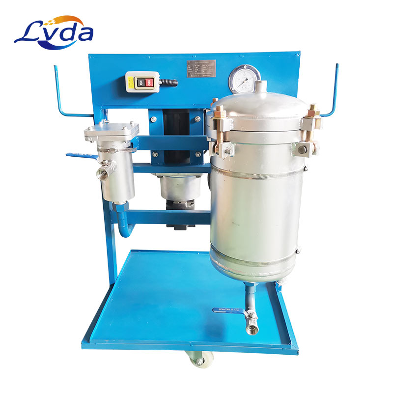 Portable filtration system for oil, grease and automotive fluid handling