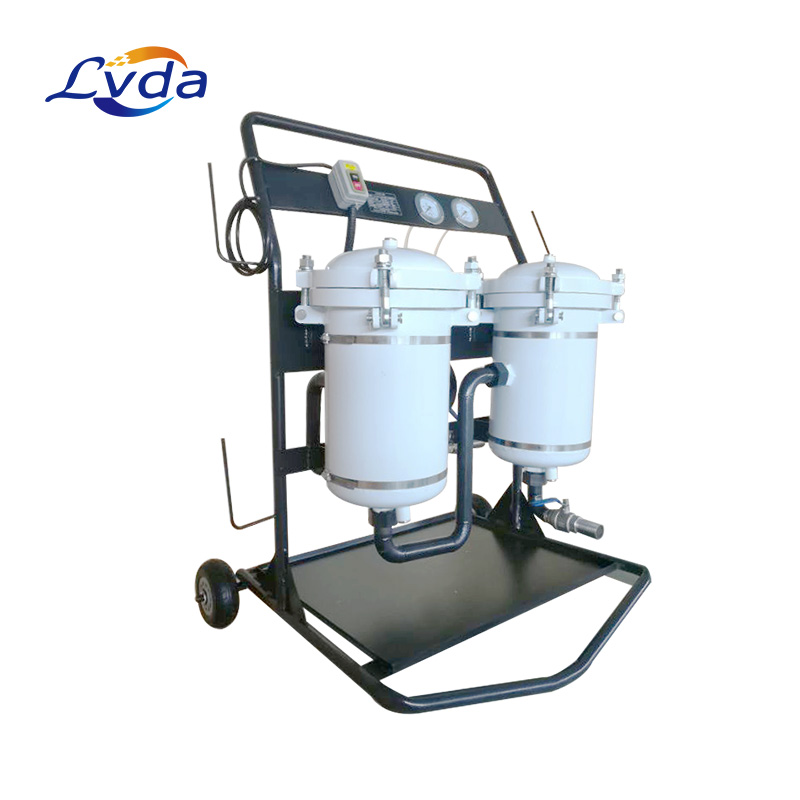 Hydraulic oil mobile filter plant