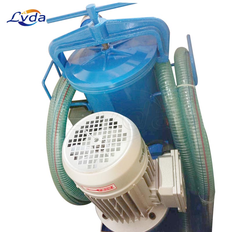 Intelligent portable oil filtration system with particle counter
