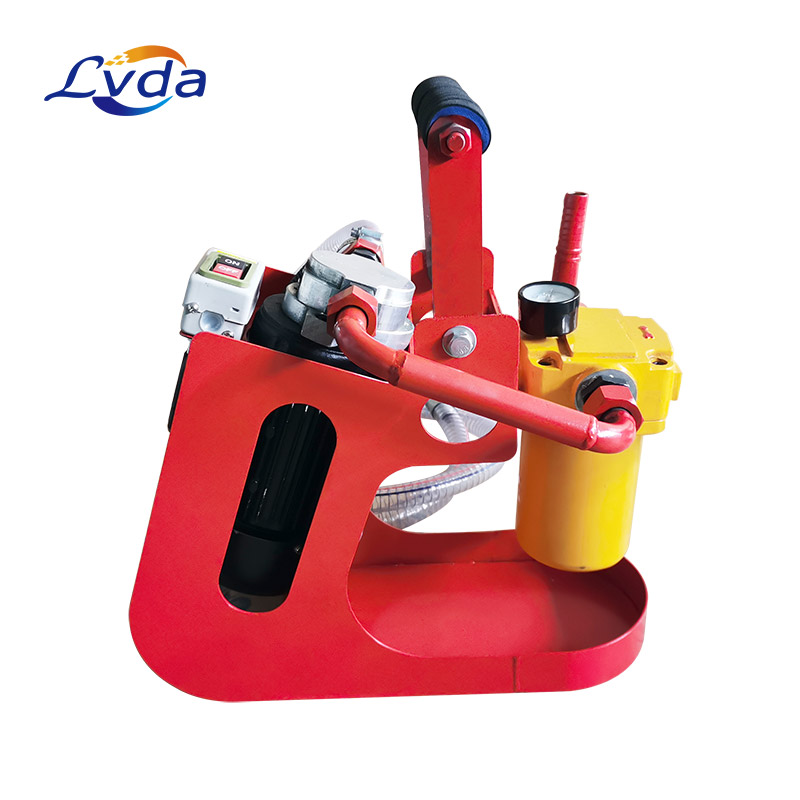 Compact portable oil filter machine