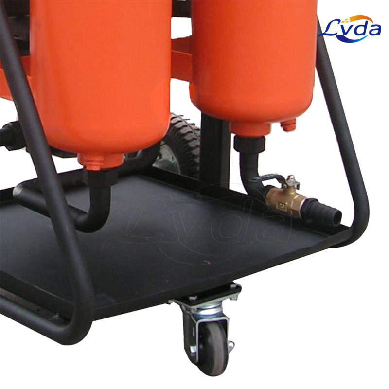 ​Moveable membrane oil purifier - “an oil dehydrator and filter cart”