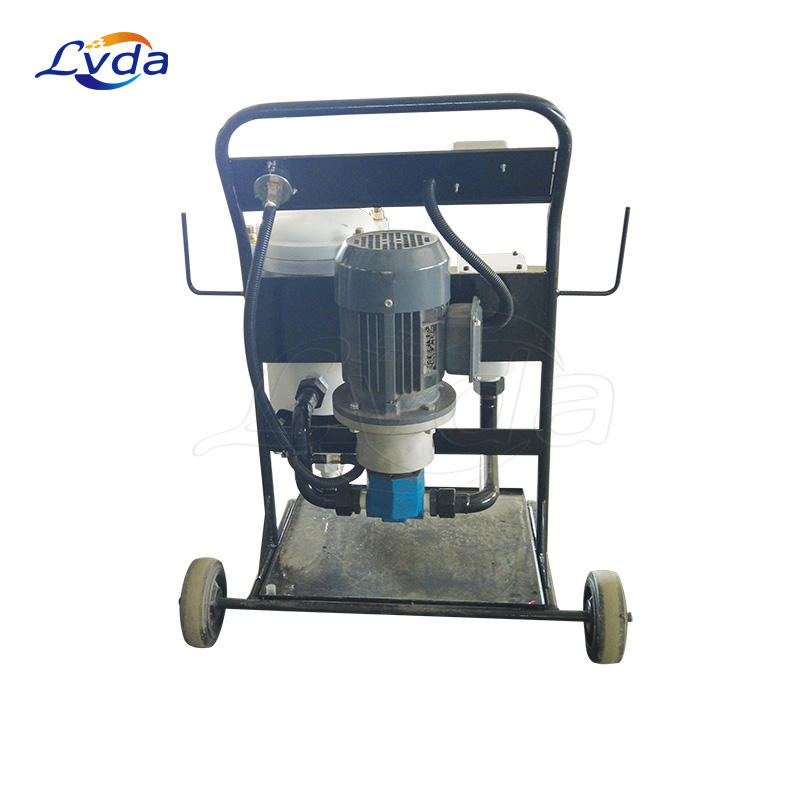 Intelligent compact portable engine oil purification filtration system cart