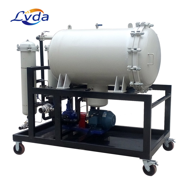 Quick dewatering unit for virgin coconut(vco) oil filtering machine