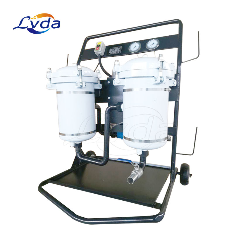 Mobile filter cart skid
