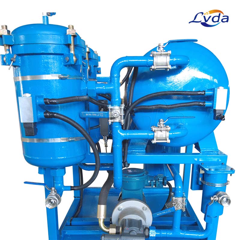 Turbine oil vacuum coalescence separation oil purifier