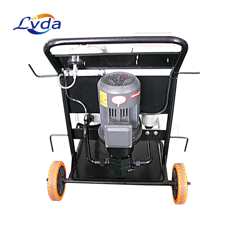 Efficient mobile filter device hydraulic and lubrication systems