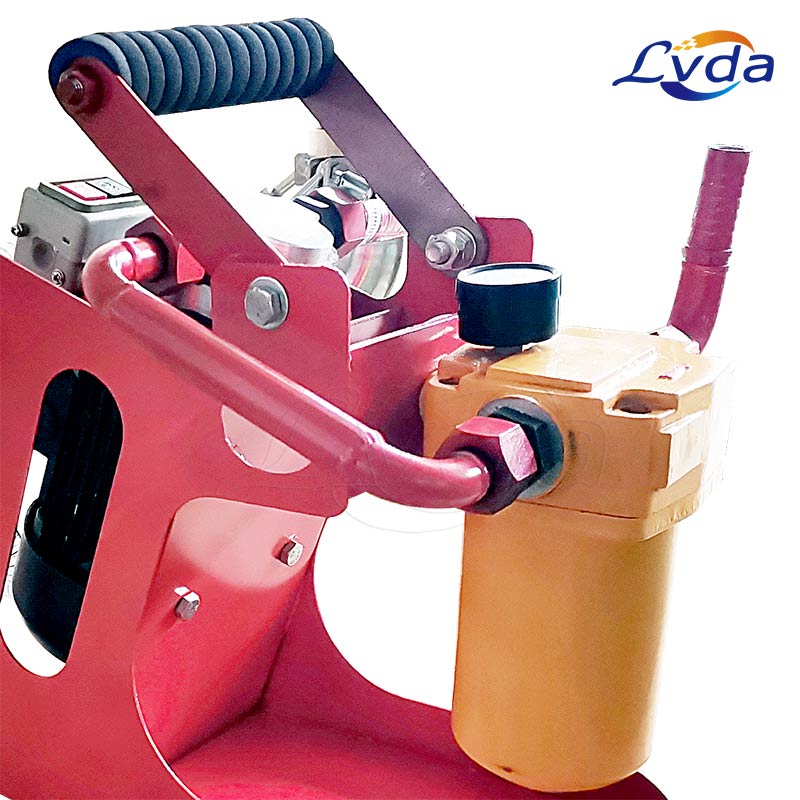 Portable oil filter machine oil transfer pump set