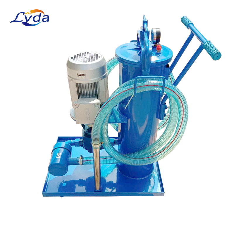 High solid ratio oil filtration purifier